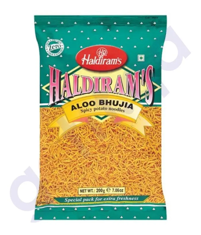 Haldiram’S Aloo Bhujia – Spicy Potato Snack, 200G Pack 1