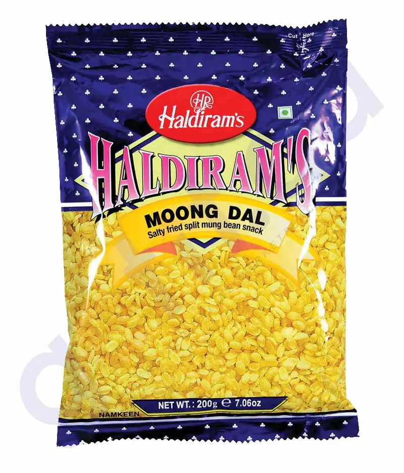 Haldiram’S Moong Dal – Light & Crispy Yellow Lentil Snack, 200G 1