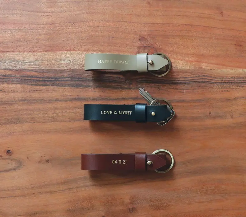 Handcrafted Personalised Keychain 1