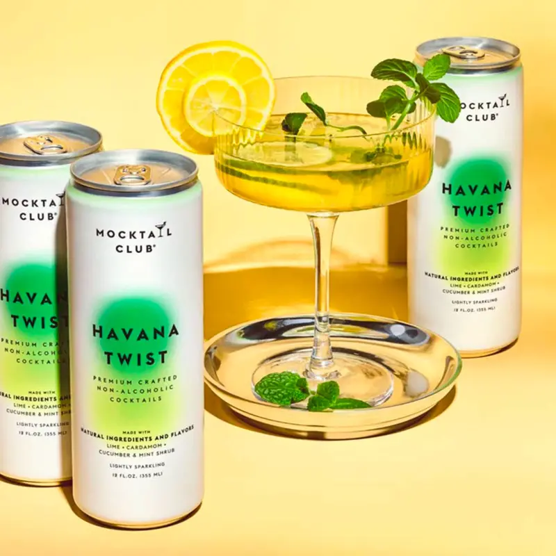 Havana Twist Non-Alcoholic Mocktail – Refreshing Zero-Proof Beverage From Mocktail Club 1