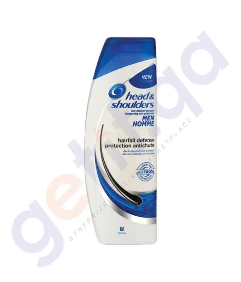 Head & Shoulders Men’S Anti-Dandruff & Hair Fall Defense Shampoo (400 Ml) 1
