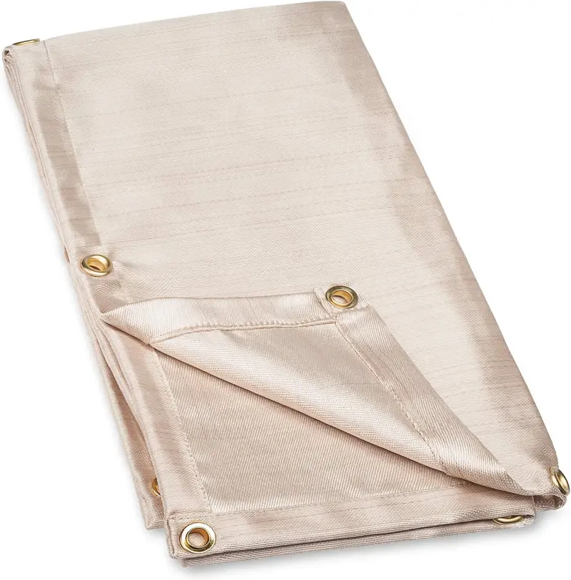 Heavy-Duty Fiberglass Welding Blanket — 4' × 6', Heat Resistant To 1000°F 1