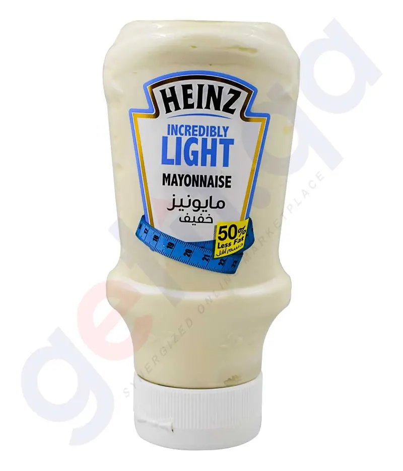 Heinz Light Mayonnaise, 225Ml Bottle – Low-Calorie Dressing 1