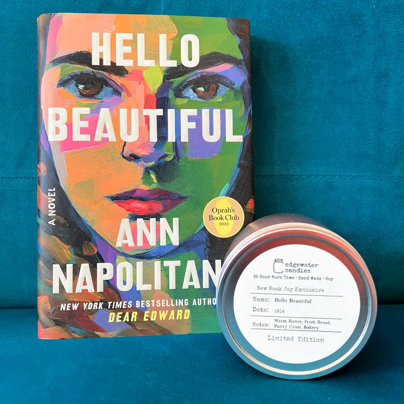 Hello Beautiful Candle By Edgewater Candles — Uplifting Fragrance With Optional Literary-Themed Book Bundle (Limited Edition) 1