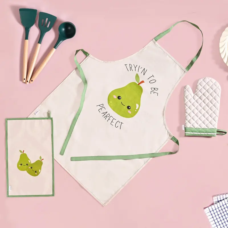 Home Chef Essentials Hamper – Apron, Oven Mitt, Spatula & Premium Hand Towel 1