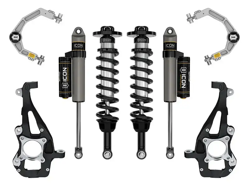 Icon Vehicle Dynamics Frdk_K93142 Stage 2 Lift System – 3.5–4.5" For 2021–2023 Ford F-150 4Wd W/ Billet Upper Control Arms 1