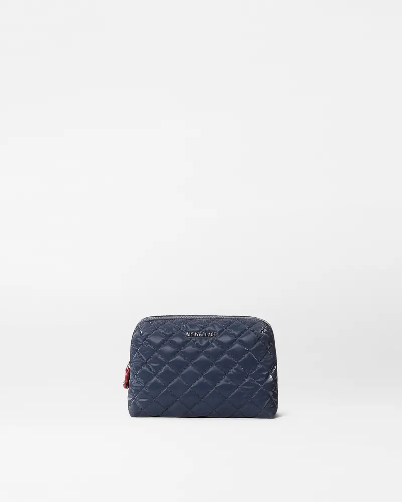 Ink Liquid Medium Double-Zip Cosmetic Pouch 1