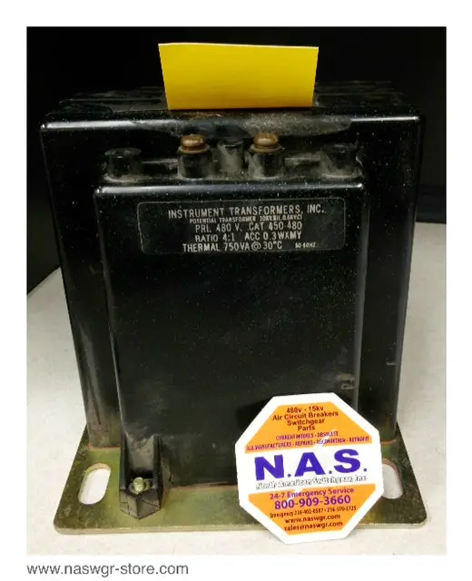 Instrument Potential Transformer — 450–480V Input, 4:1 Ratio, 480V Output 1