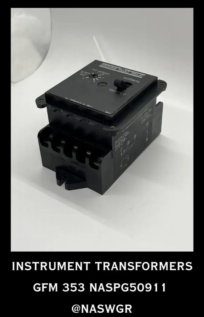 Instrument Transformers Gfm353 Ground Fault Monitoring Relay 1