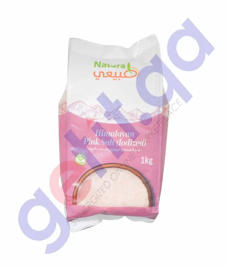 Iodized Himalayan Pink Salt – Nutrient-Enhanced Fine Grain, 1Kg 1