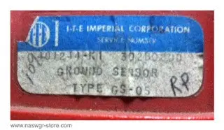 Ite 401244K-1 / 302D0800 Ground Sensor – Gs-05 Model – Safety Monitoring 1