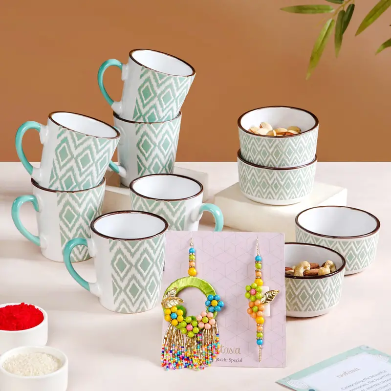 Kaleido Rakhi Gift Hamper – Vibrant Handcrafted Festival Box 1
