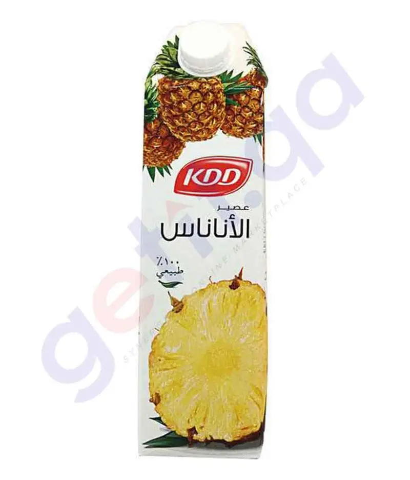 Kdd Pineapple Juice – 1L Pure Fruit Beverage 1