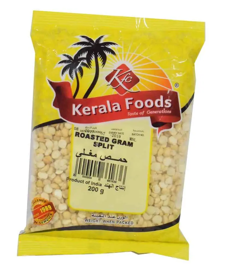 Kerala Foods Roasted Split Gram – Lightly Toasted Chana Dal, 200G 1