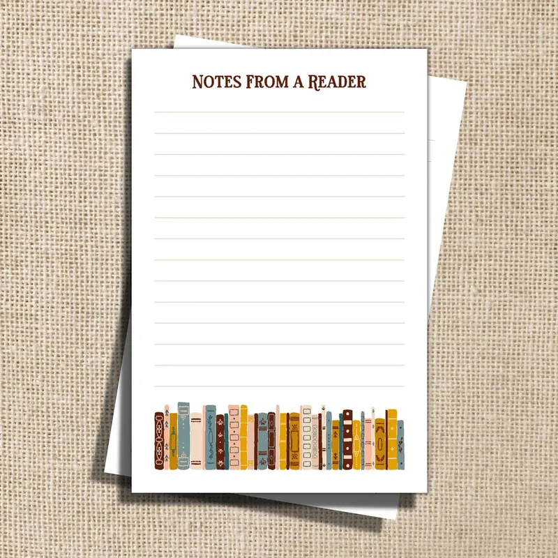 Kingdom Of Threads (Wildly Enough) 'Notes From A Reader' Notepad 1