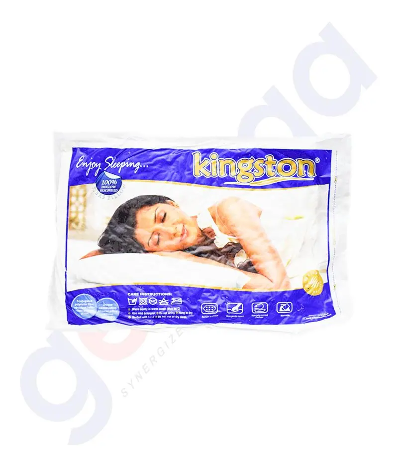 Kingston Queen Pillow – Supportive Polyester Fill 1