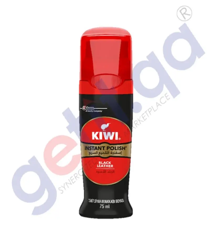 Kiwi Liquid Instant Shoe Polish – Black, 75Ml 1