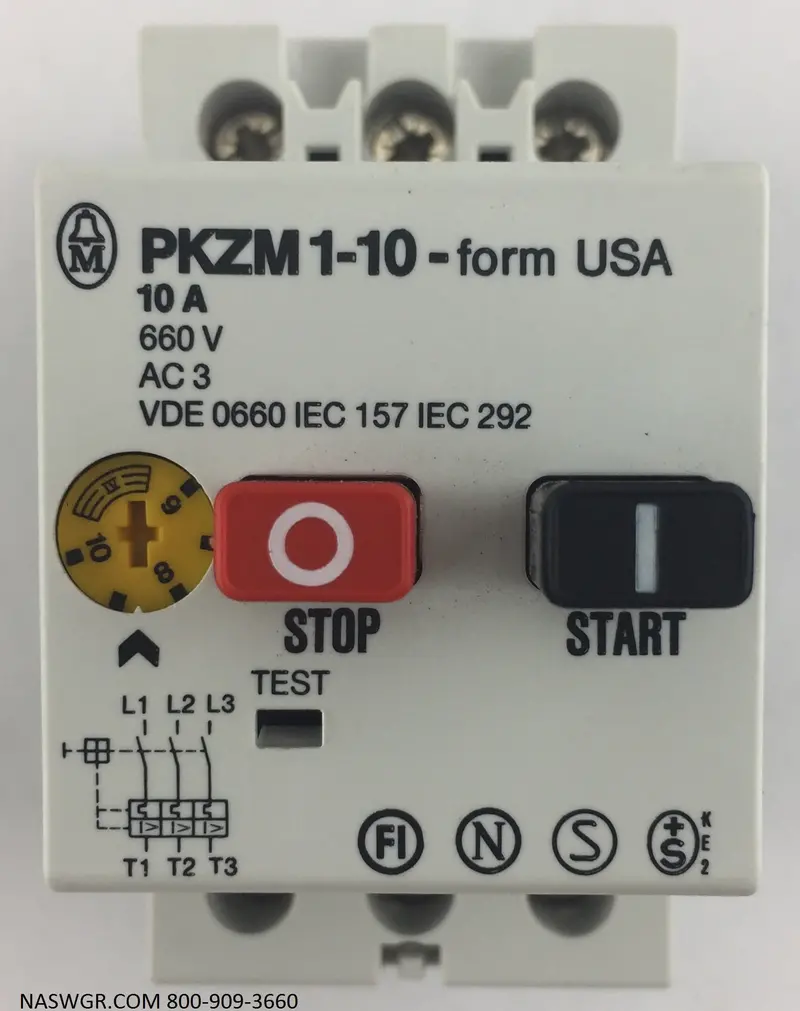 Klockner Moeller Pkzm1-10 Motor Protection Circuit Breaker — 10A (New) 1