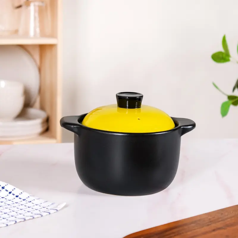 Limonelle Flame-Safe Ceramic Tureen – 1.7L Elegant Serving & Cooking Dish 1