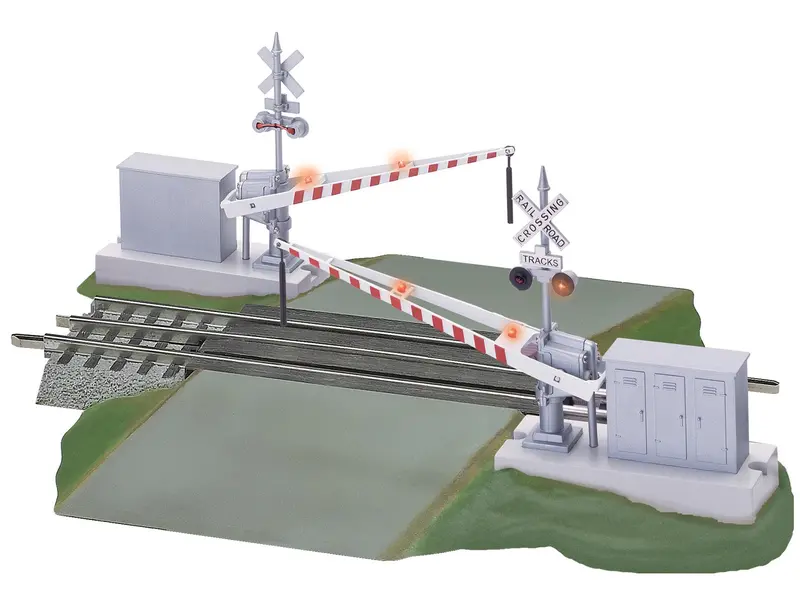 Lionel Fastrack Grade Crossing With Animated Gates & Flashers 1