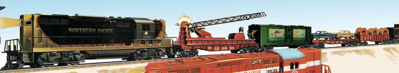 Lionel Legacy Gp9 Diesel Freight Set – Northern Pacific #2349 – Model #6-38328 1