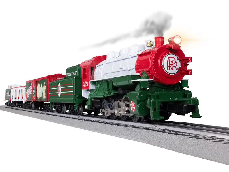 Lionel Peppermint Railroad 0-8-0 Christmas Train Set – Lionchief With Bluetooth 5.0 1