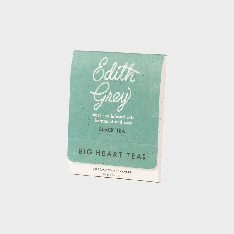 Looseleaf Tea For Two Sampler: Edith Grey – Earthy, Floral Black Tea Tribute Blend By Big Heart Tea Co. 1