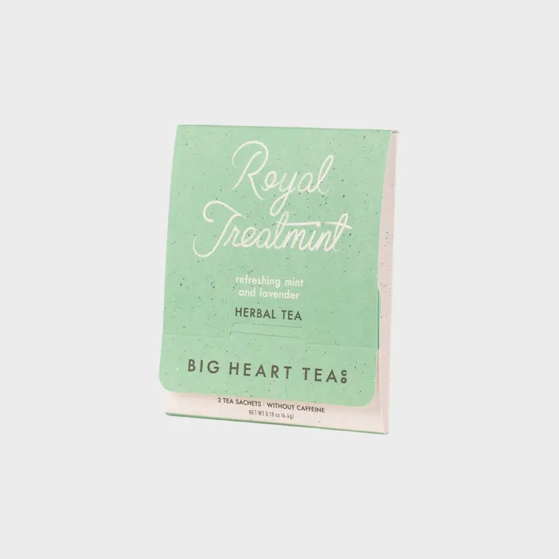 Looseleaf Tea For Two Sampler: Royal Treatmint – Refreshing Peppermint Elegance By Big Heart Tea Co. 1