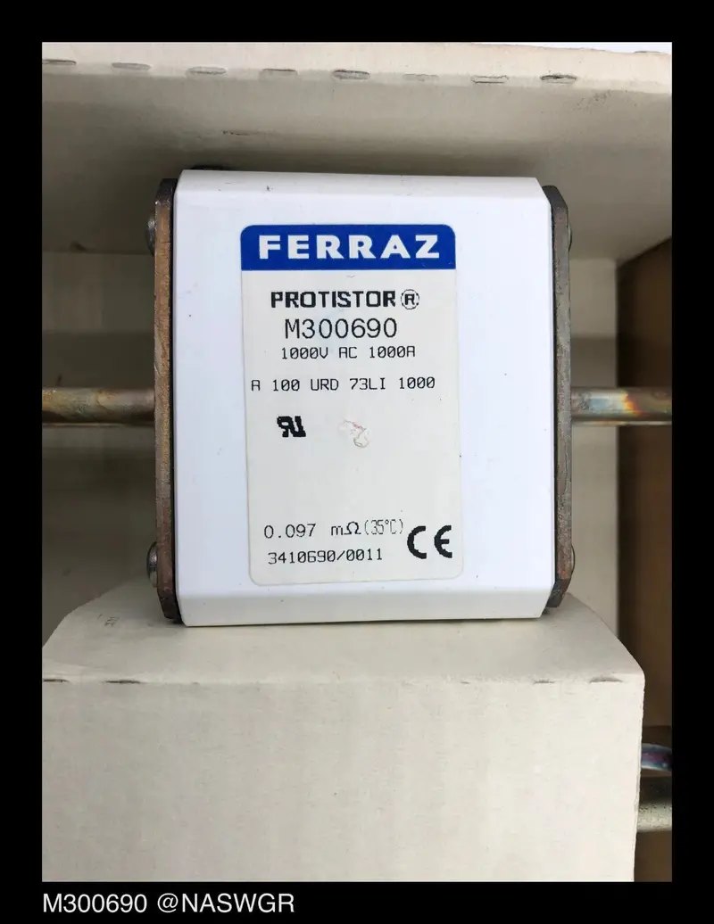 Lot Of 3 Ferraz Protistor M300690 Fuses (Unused Surplus) 1