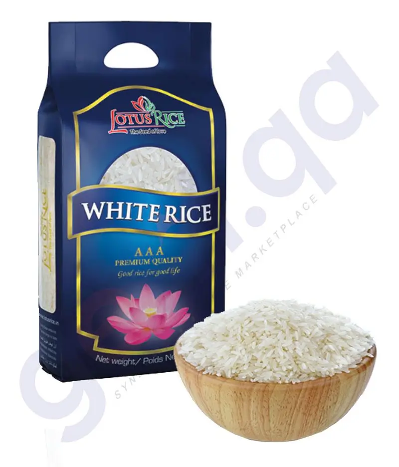 Lotus Pure White Rice – Non-Basmati Variety 1