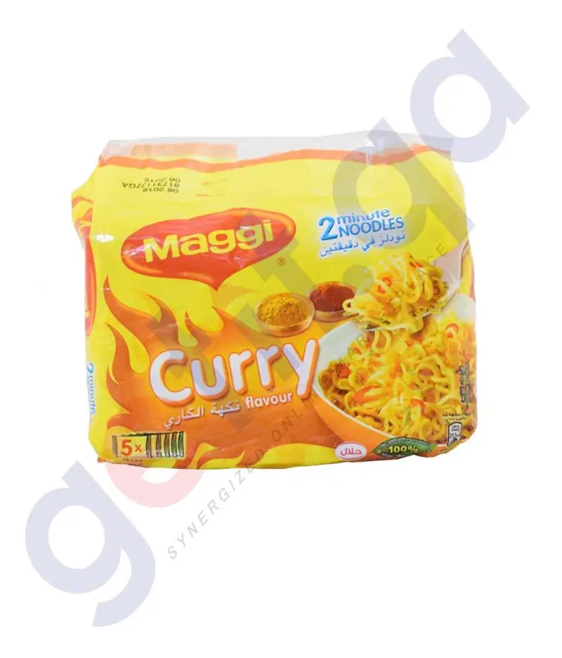 Maggi Curry Flavor Instant Noodles – 5-Pack 1