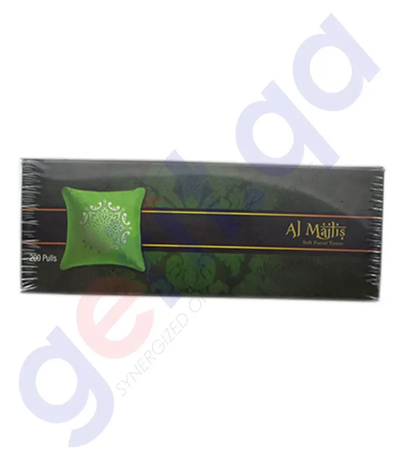 Majlis Premium Facial Tissue – 200 Sheets, Two-Ply 1