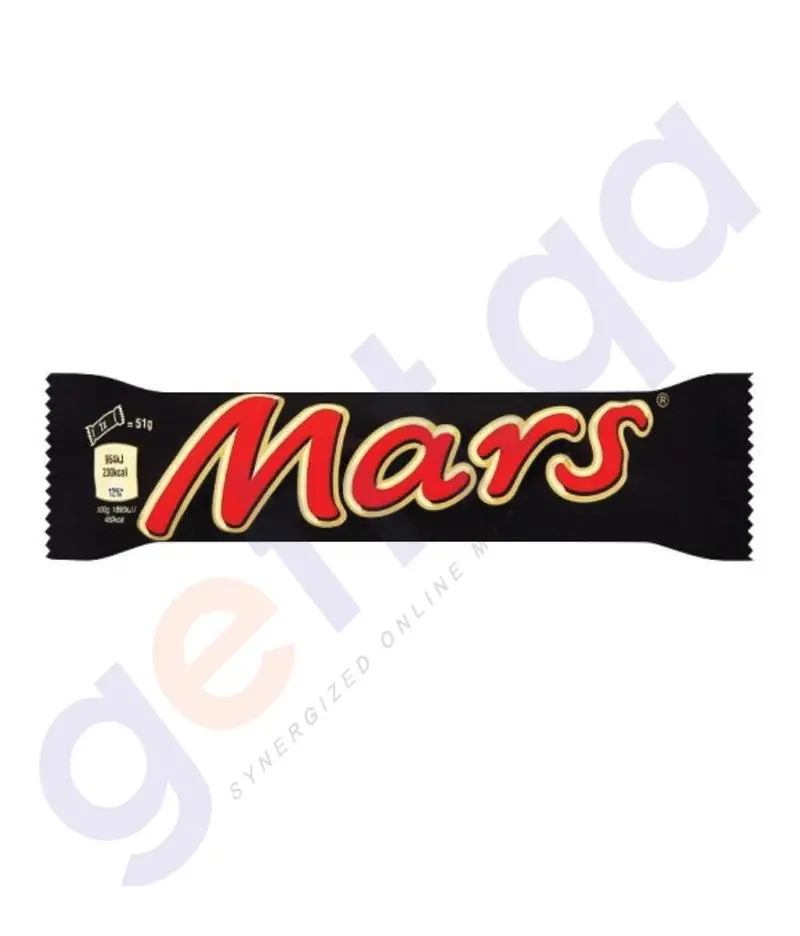 Mars Milk Chocolate Bar, 51G Single Serve 1