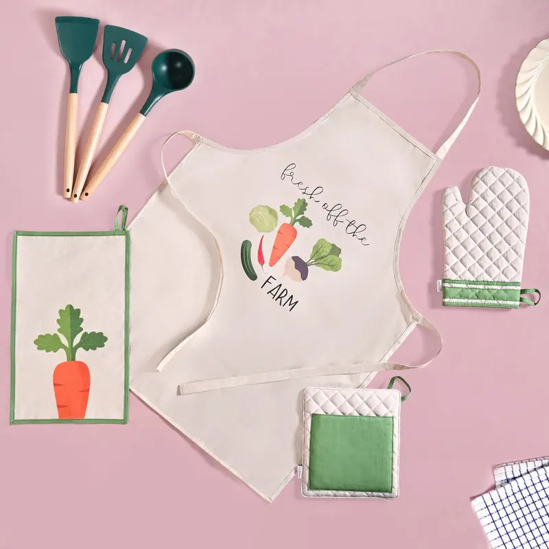 Masterchef Kitchen Hamper Box – Apron, Trivet, Mitt, Spatula & Luxury Hand Towel 1