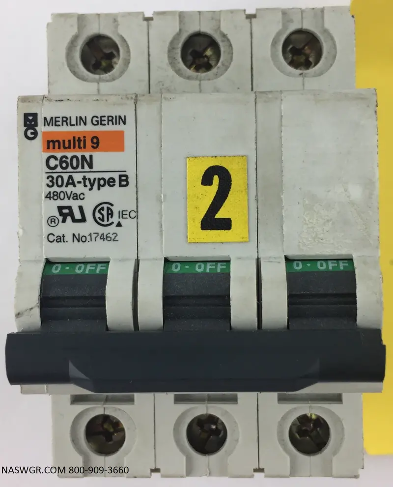Merlin Gerin C60N Series 17462 Miniature Circuit Breaker 1