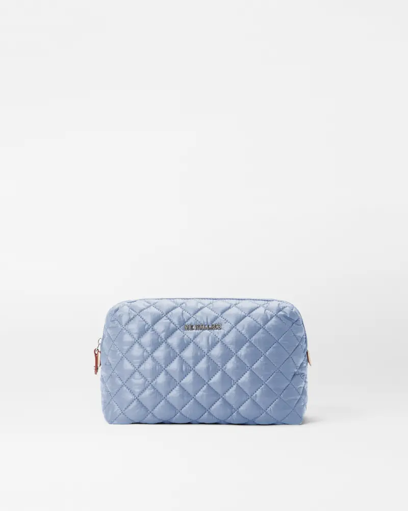 Mica Cosmetic Bag – Stone Blue 1