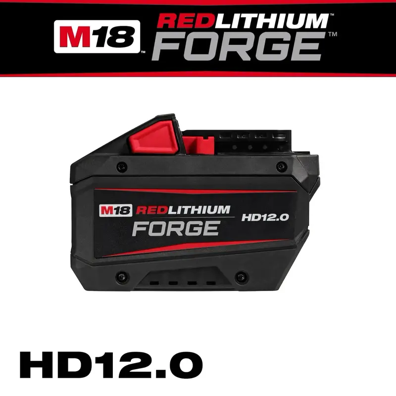 Milwaukee M18 Redlithium Forge Hd12.0 Heavy-Duty 12.0Ah Battery 1