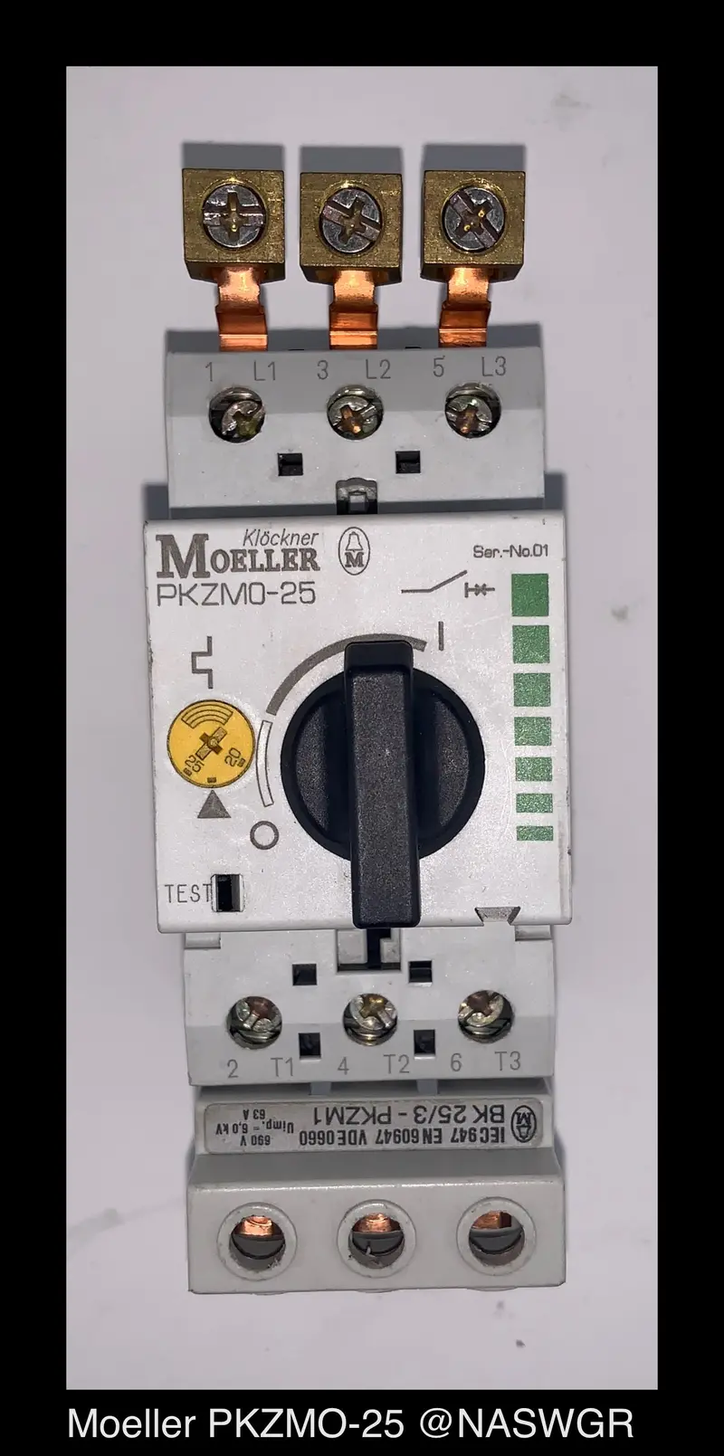 Moeller Pkzmo-25 Motor Protection Circuit Breaker (25A) 1