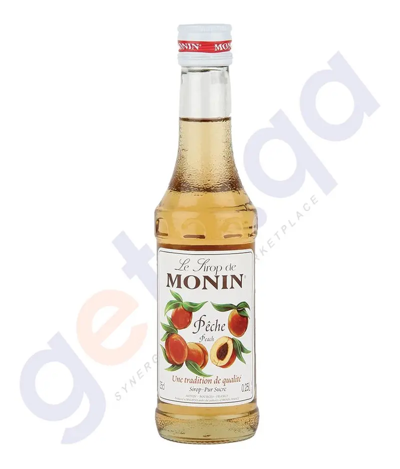 Monin Peach Barista Syrup 1