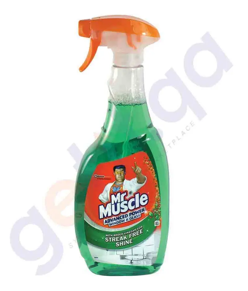 Mr. Muscle Advanced Power Glass & Window Cleaner, 750Ml 1
