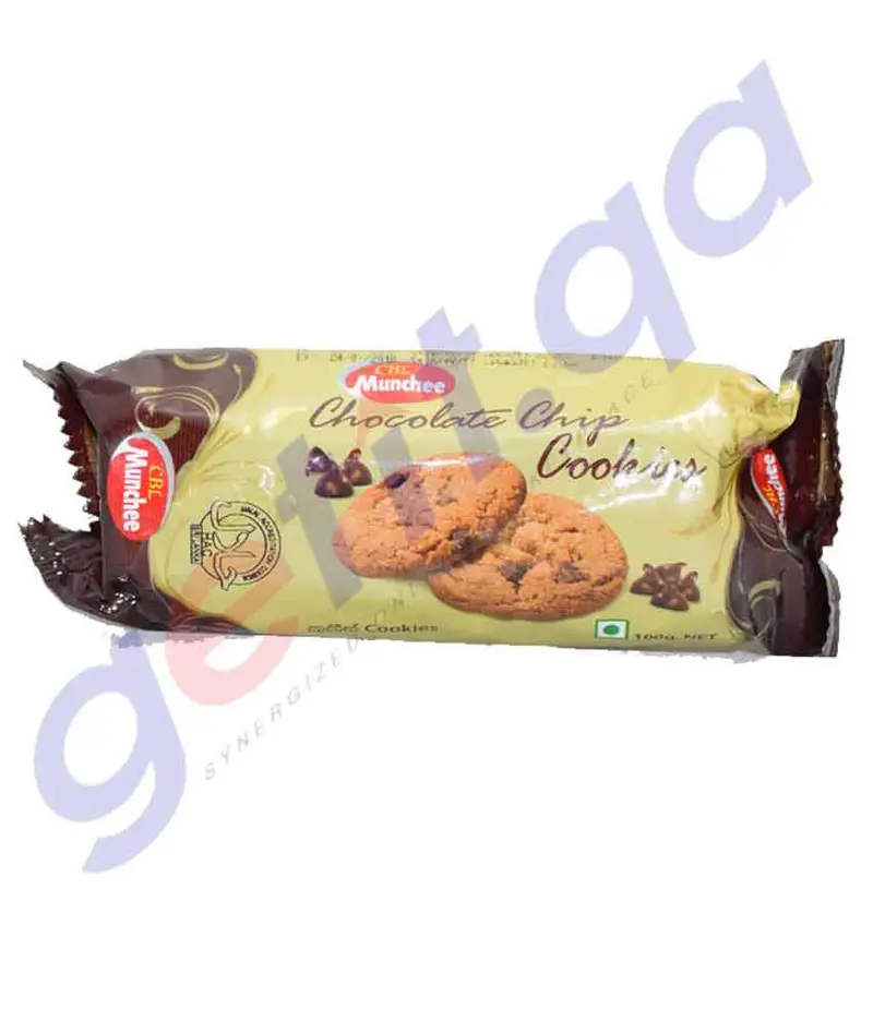 Munchee Chocolate Chip Cookies – 100G 1