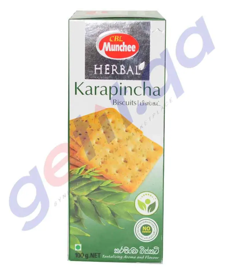 Munchee Herbal Karapincha Biscuits – 100G 1