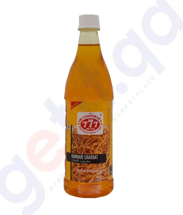 Nannari Root Syrup – Traditional Ayurvedic Cooling Drink Base, 750Ml 1