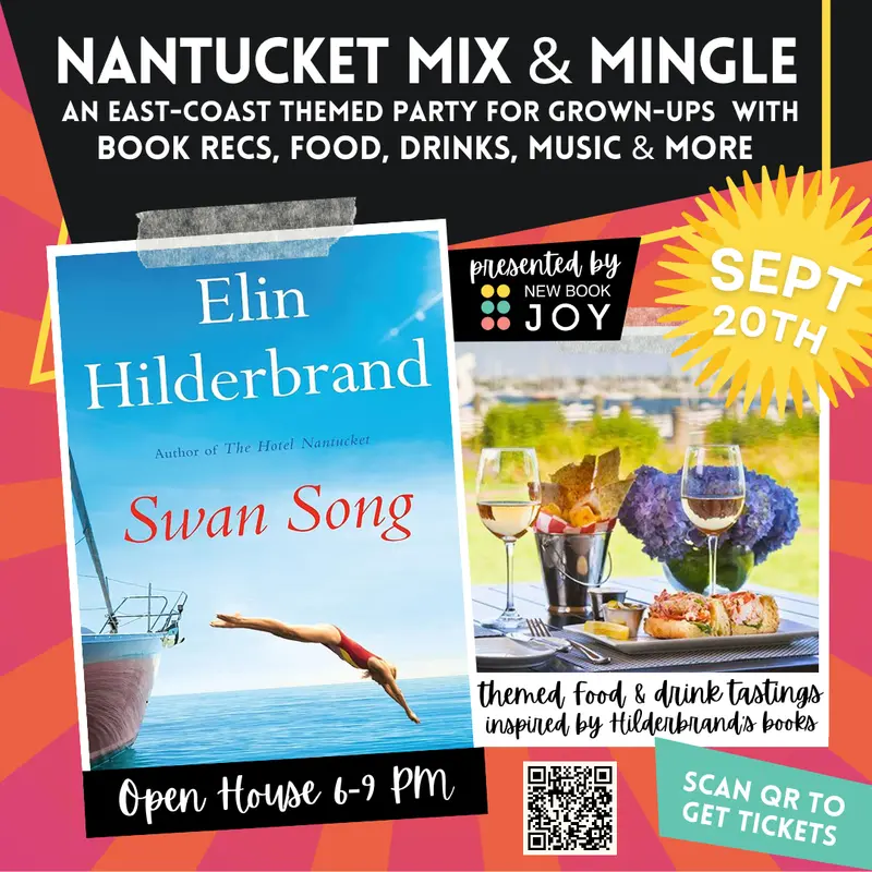 Nantucket Mix & Mingle Open House – Elin Hilderbrand-Inspired Social Event With Books, Bites, And Beverages 1