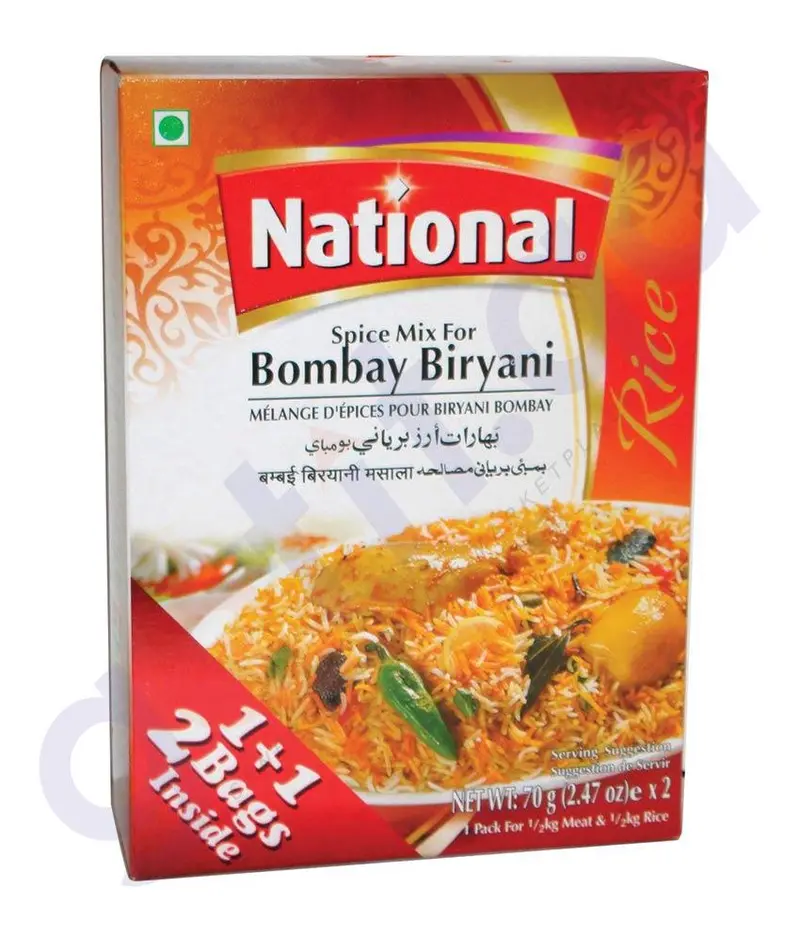 National Bombay Biryani Spice Mix – 70G 1