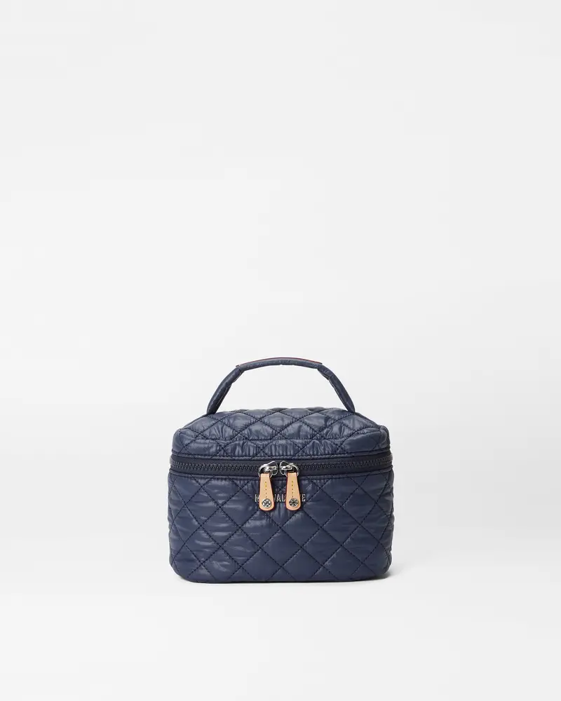 Navy Mini Vanity Case For Makeup And Toiletries 1