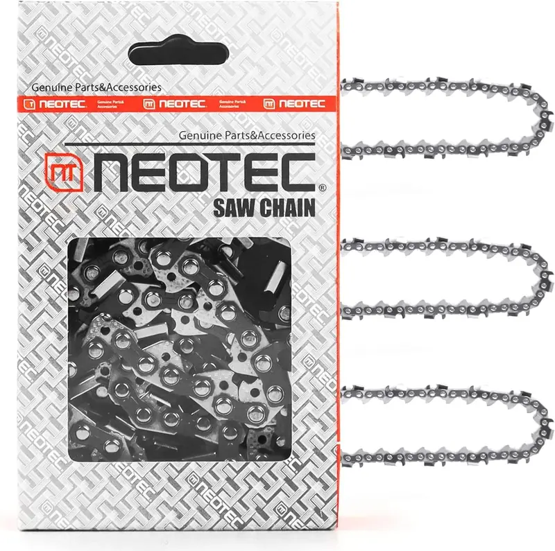 Neo-Tec 12-Inch Chainsaw Chain – 3/8" Low-Profile Pitch, 0.050" Gauge, 45 Drive Links (3-Pack) 1