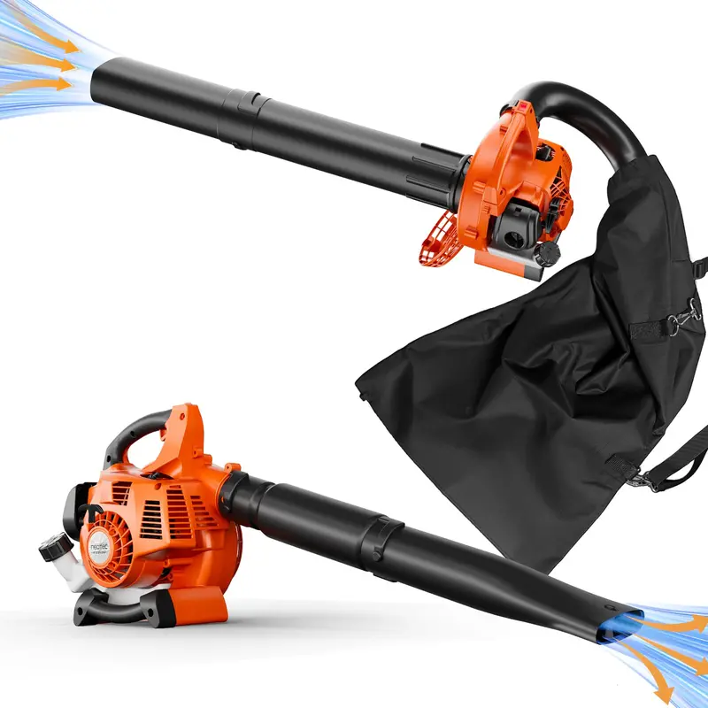 Neo-Tec 25.4Cc 3-In-1 Gas Leaf Blower, Vacuum & Mulcher — 180 Mph, 432 Cfm Handheld Unit 1