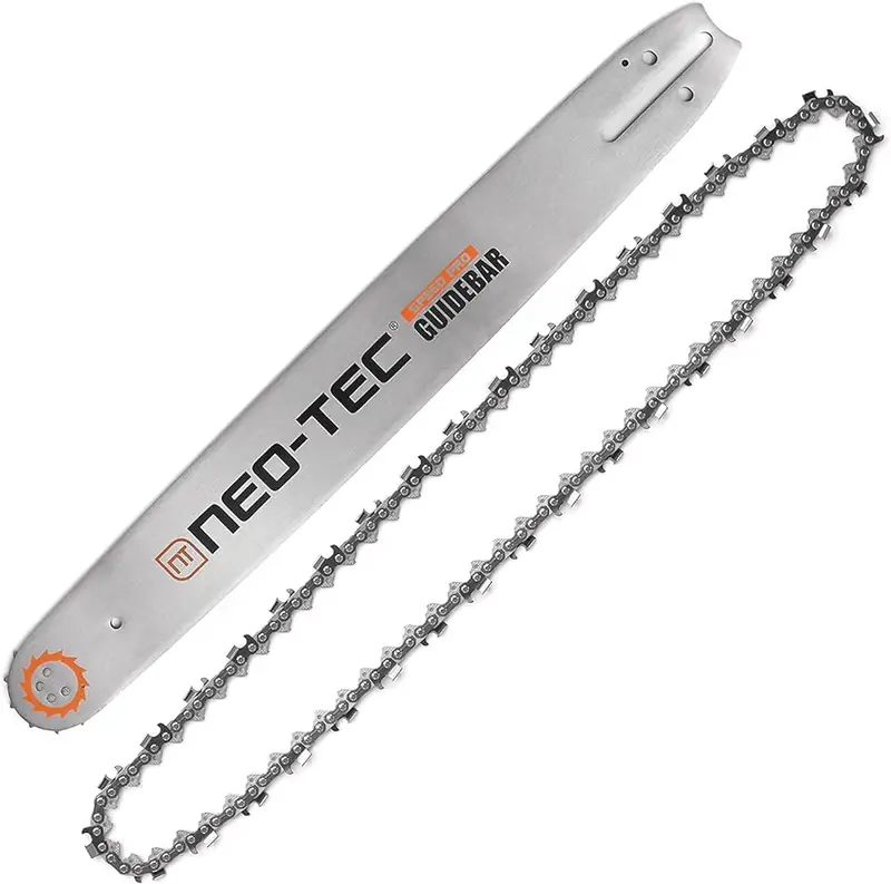 Neotec 16-Inch Chainsaw Bar For 43Cc Chinese Models – .325" Pitch, .050" Gauge, 66Dl Guide Bar 1