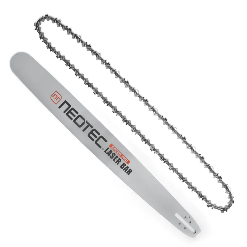 Neotec Replacement Bar And Chain Kit – 0.404" Pitch, 0.063" Gauge For 36-Inch And 42-Inch Standard Chainsaws 1